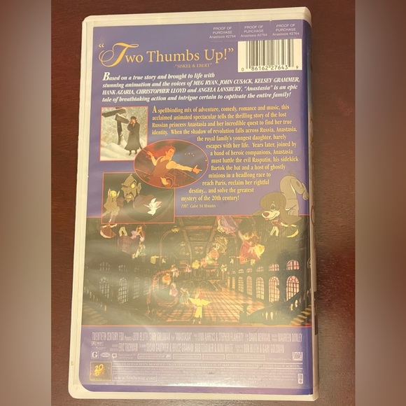 Anastasia animated film on VHS - Picture 2 of 9
